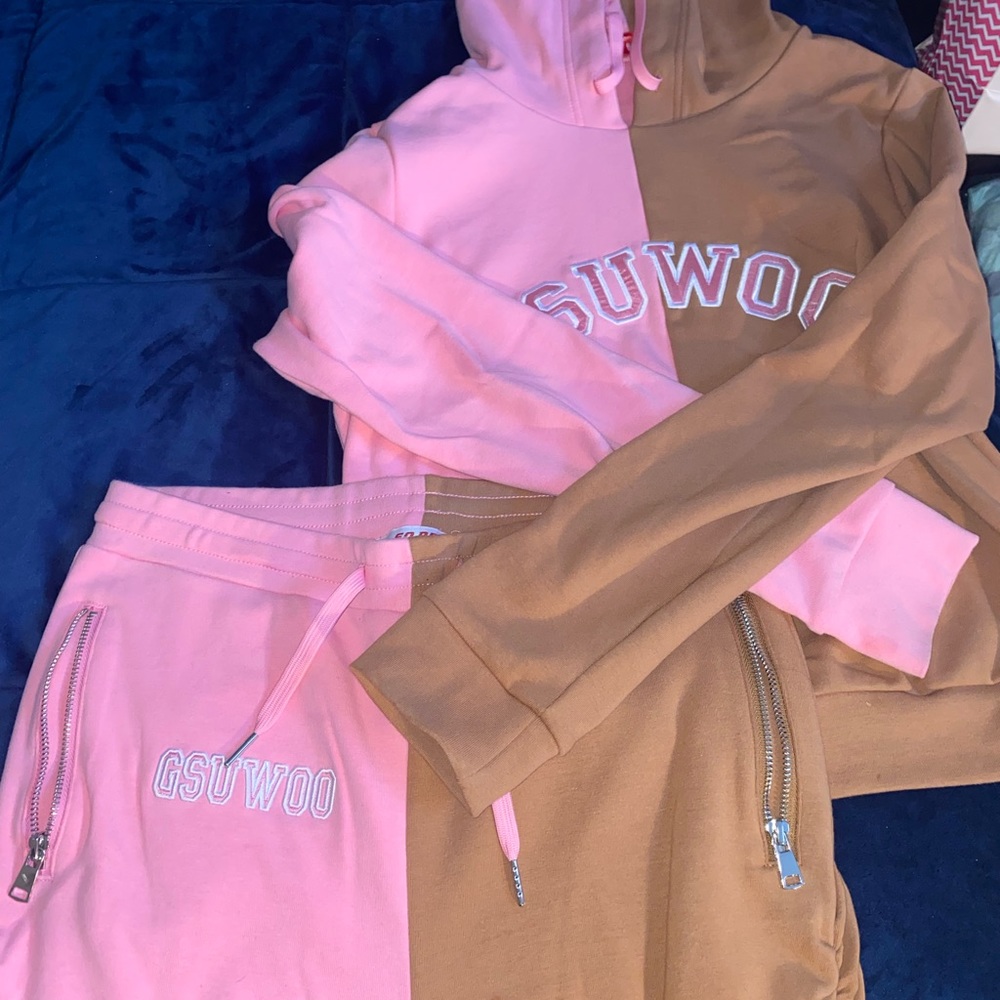 Gsuwoo Double Dose set - pink/brown
